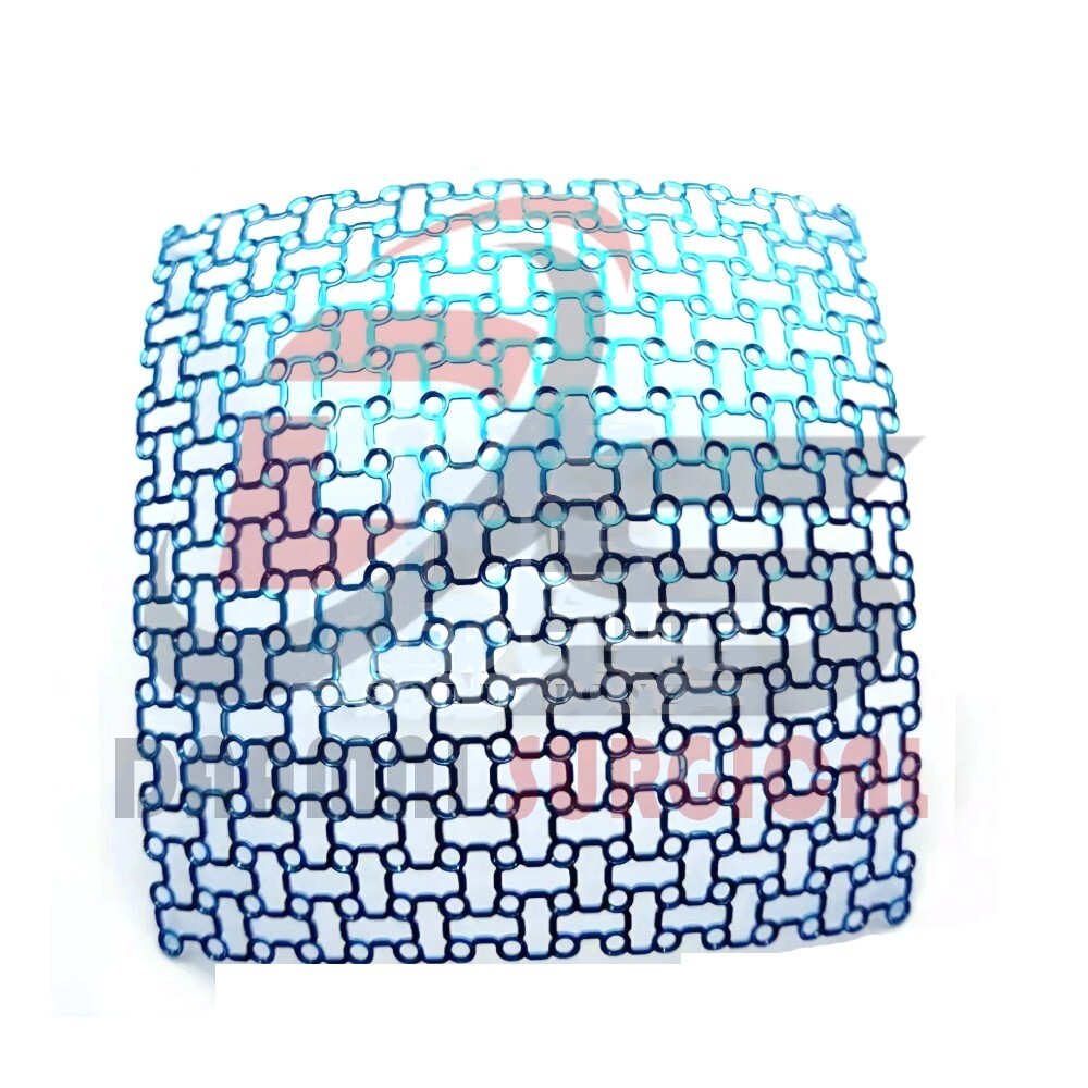 Titanium Maxillofacial Mesh Plate 100mm x 100mm Veterinary Orthopedic Instrument