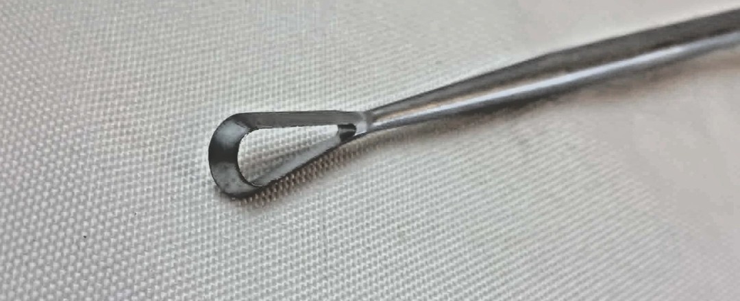 Globus Medical OsteoPrep Straight Ring Curette 675.519 10mm 7° Up-angle Tip