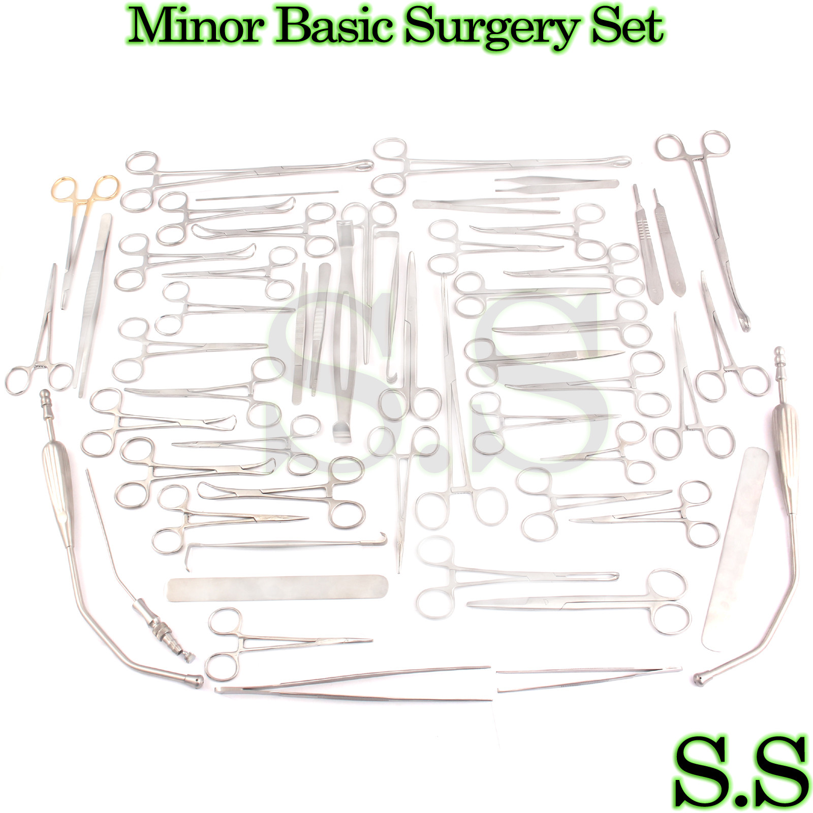Minor Basic Surgery Set 92 Pieces Surgical Instruments-S.S-562