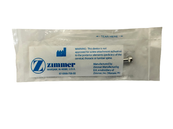 Zimmer 4865-80-02 6.5mm Cancellous Screw, 32mm Thread Length, 80mm Length