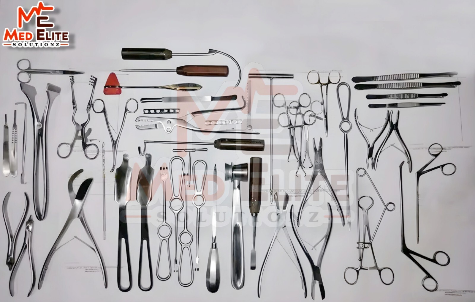 Orthopedic Surgery, Basic Surgery Complete 40 Pcs Instrument Set