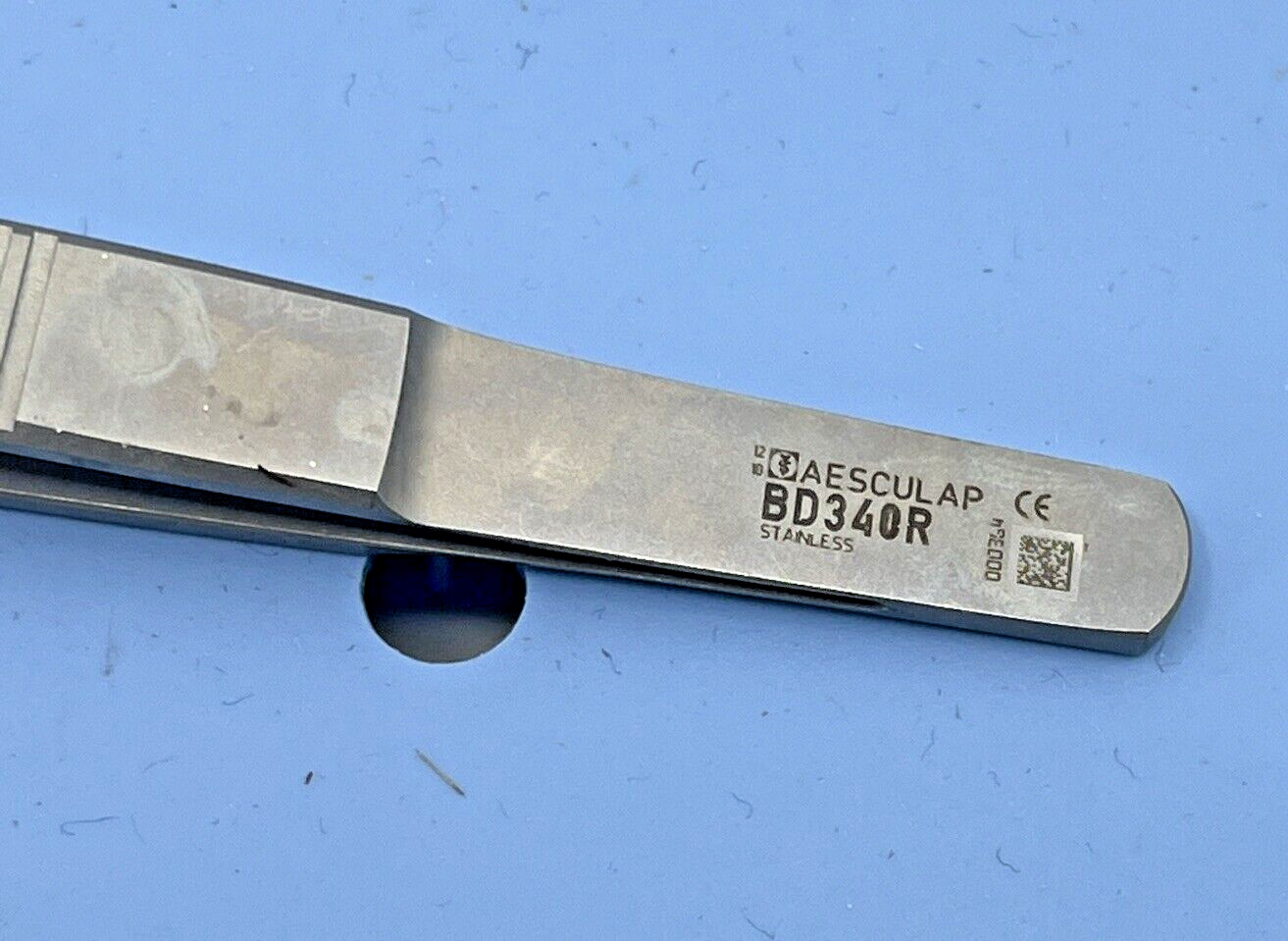 Aesculap BD340R Austin Micro Suture Tying Forceps, with Plateau, 140mm, 5.5“