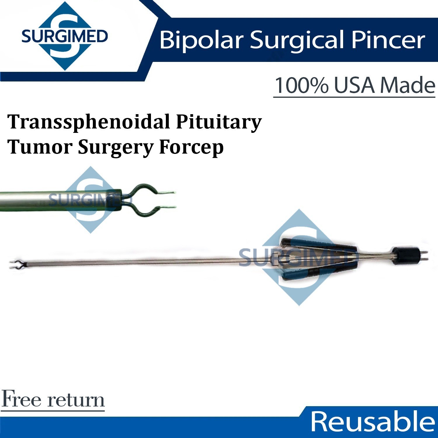 Bipolar Surgical Pincer Transsphenoidal Pituitary Tumor Surgery Forcep Reusabl