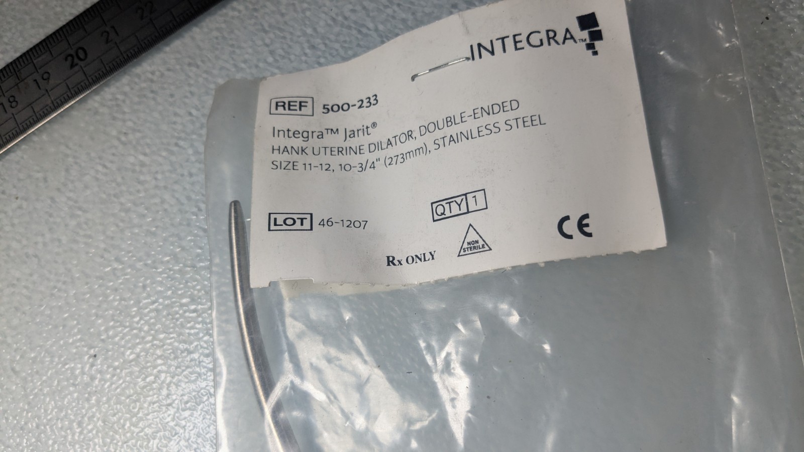 Integra Miltex 500-233 Uterine DilatorHank Uterine Dilator 10-3/4″