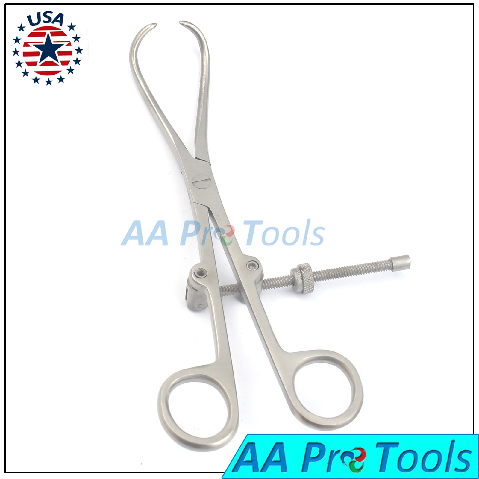 BONE REDUCTION FORCEPS 8″ With FIXATION SCREW Speed Lock Orthopedic