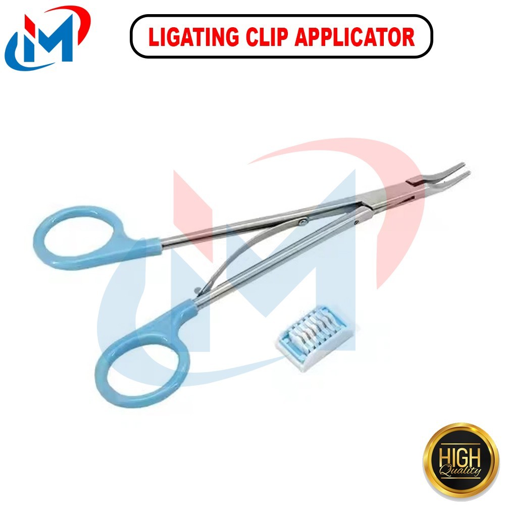 Open Surgical Ligating Clip Applicator SET OF 10 PCS Surgical Polymer Ligating