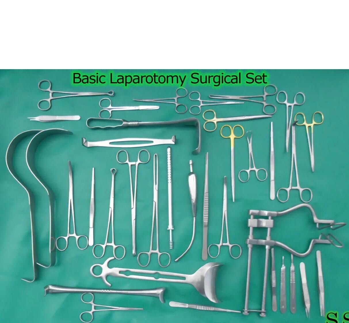 108 INSTRUMENTS BASIC LAPAROTOMY SET SURGICAL MEDICAL