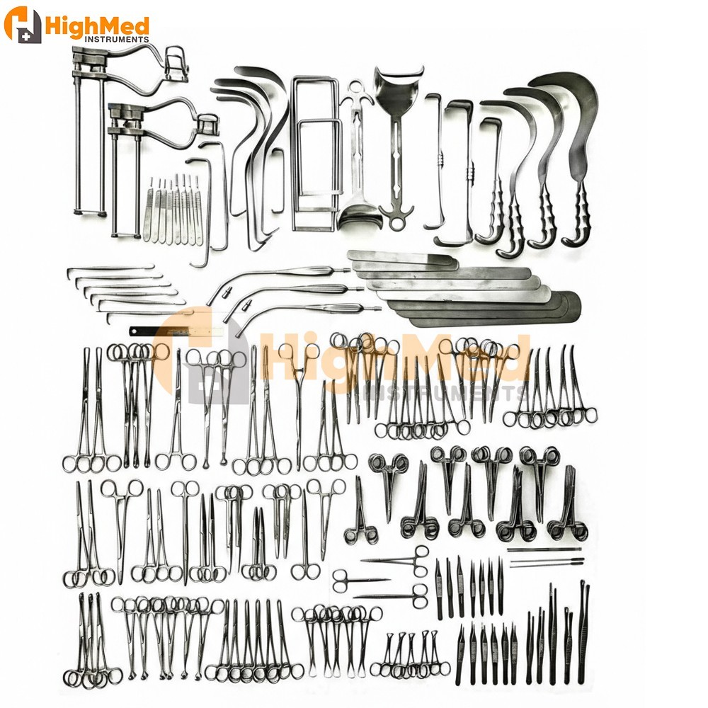 197 Pcs Laparotomy Set – Surgical Medical Instruments Stainless German grade
