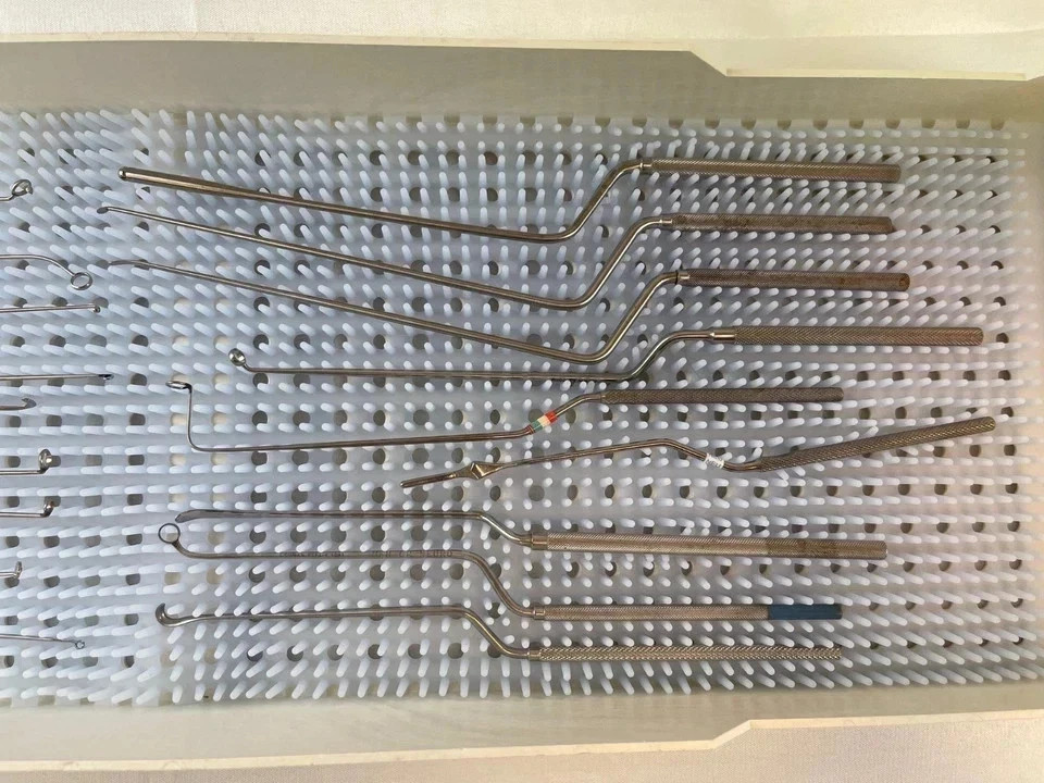 18Pc Codman Mizuho Aesculap Transsphenoidal Dissector Instrument Set w/Case Used
