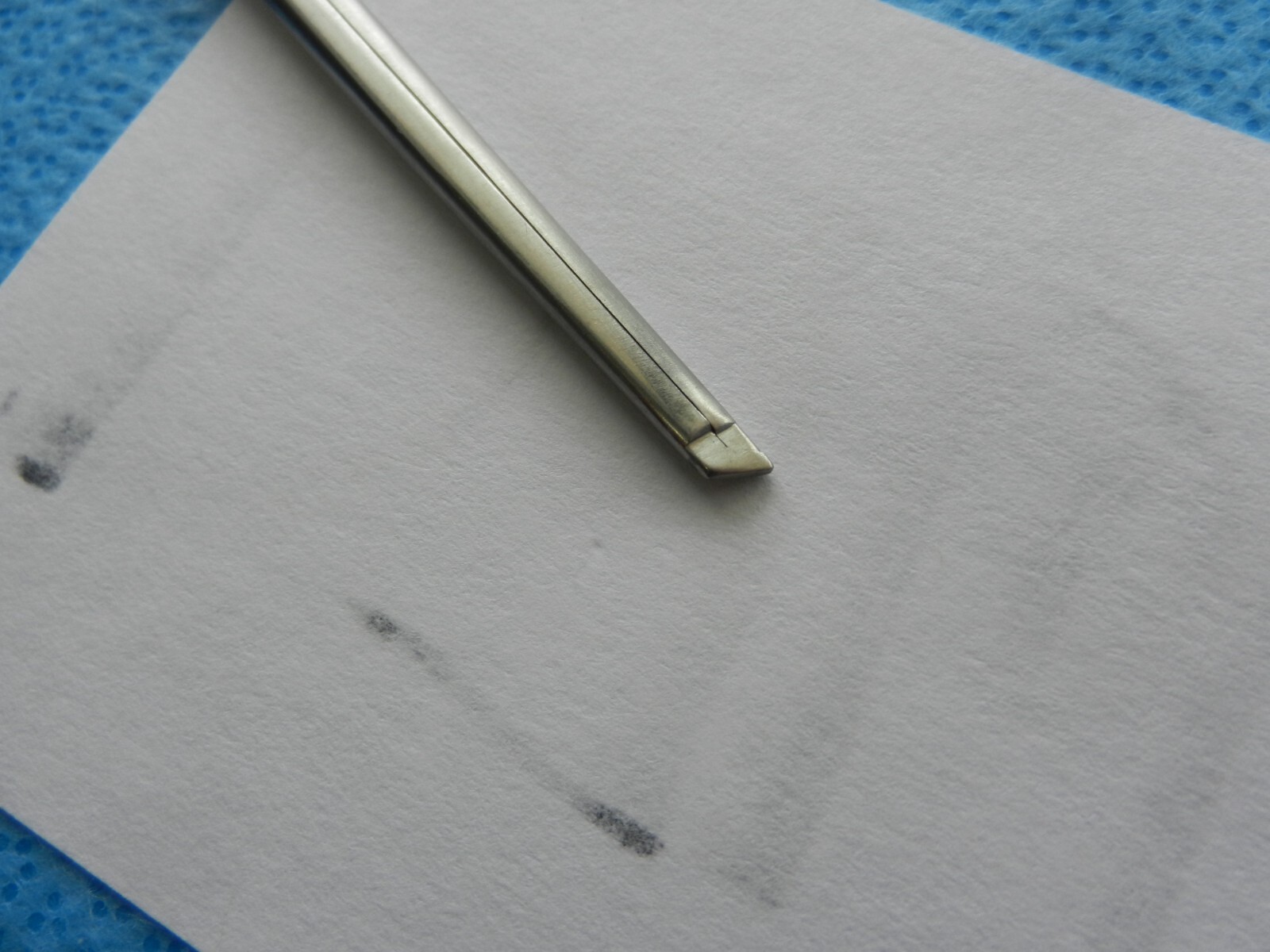 D7668 V. Mueller Rhoton Sella 1mm Punch 45 Degree Up Cutting Angle NL3785-164
