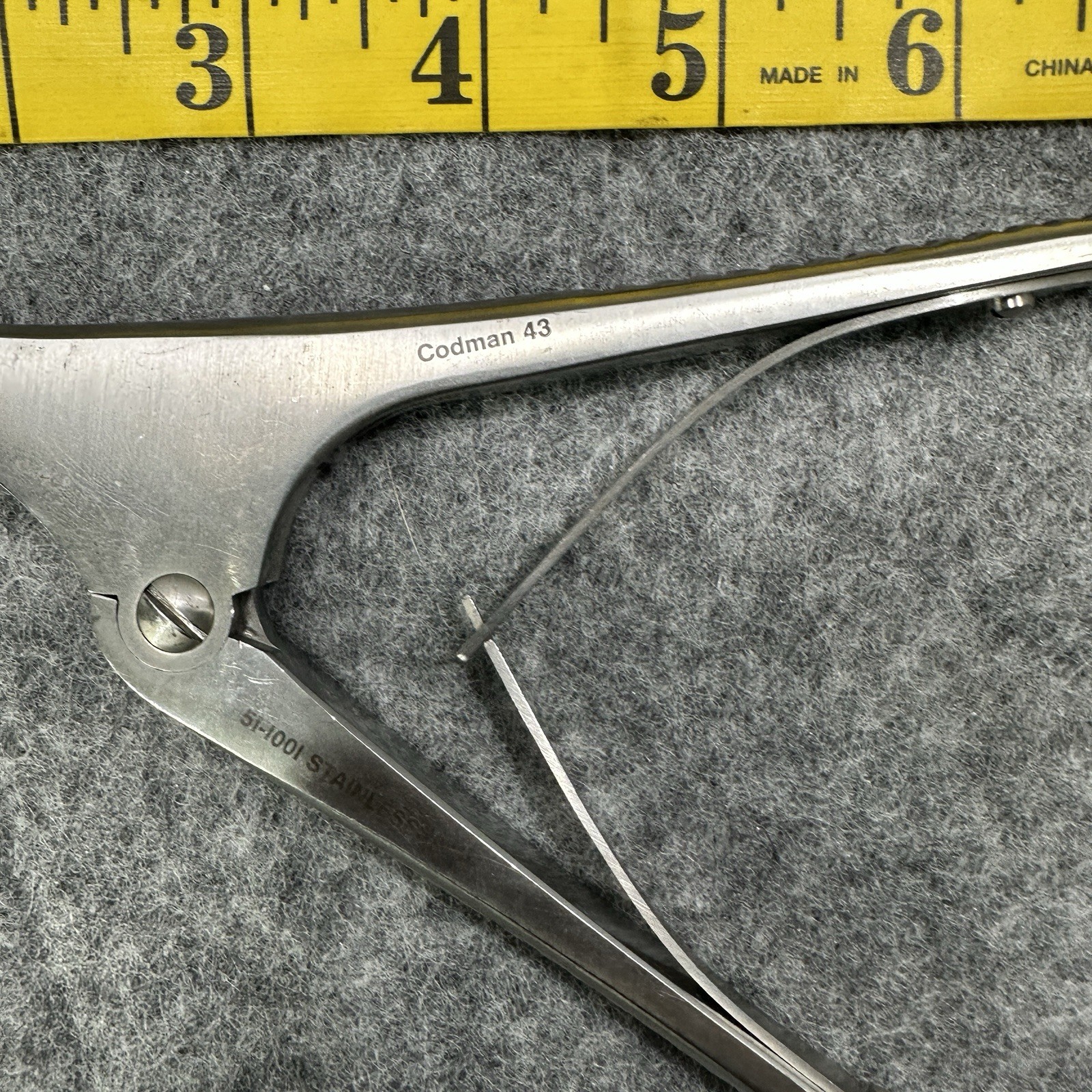 Codman Sternal hardy Sella Punch Straight Forcep 43 51-1001