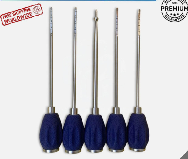 Spine Prods and Awls Set of 5 Surgical Orthopedics Instruments Neurosurgery Set