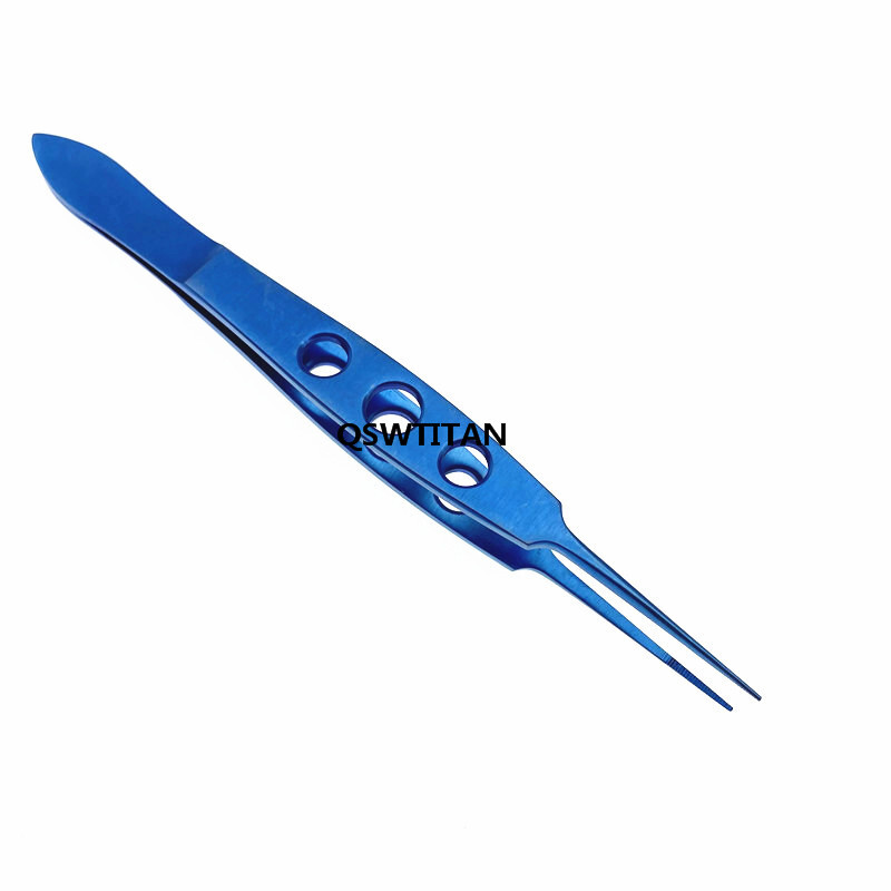 1pc Ophthalmic Tissue Forceps serrated tips Conjunctiva Tweezers