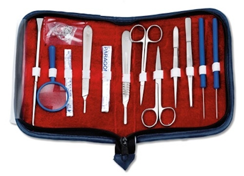 13 Pcs Anatomy Dissecting Kit Surgical Taxidermy Student Instrument German Grade