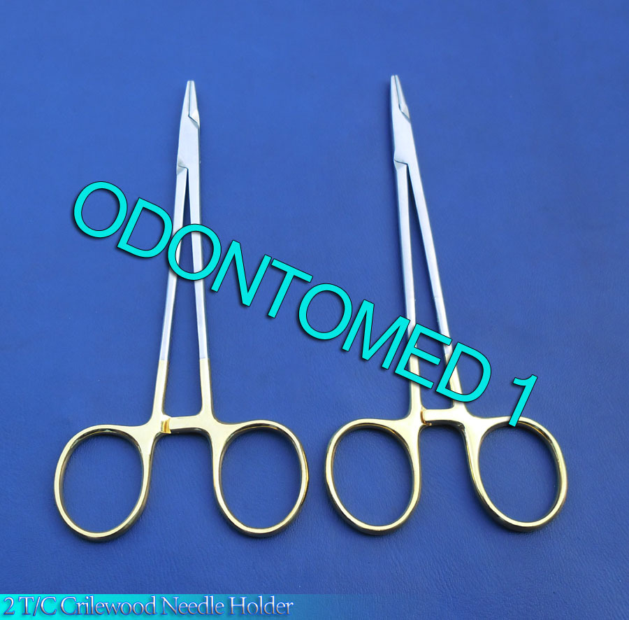 2 T/C CRILEWOOD NEEDLE HOLDER Surgical Dental Instruments