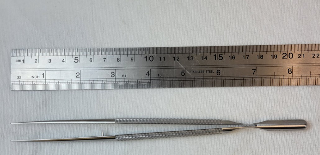 V. Mueller CH8018-21 Delicate Touch Straight Micro Forceps, 8 1/4 inches