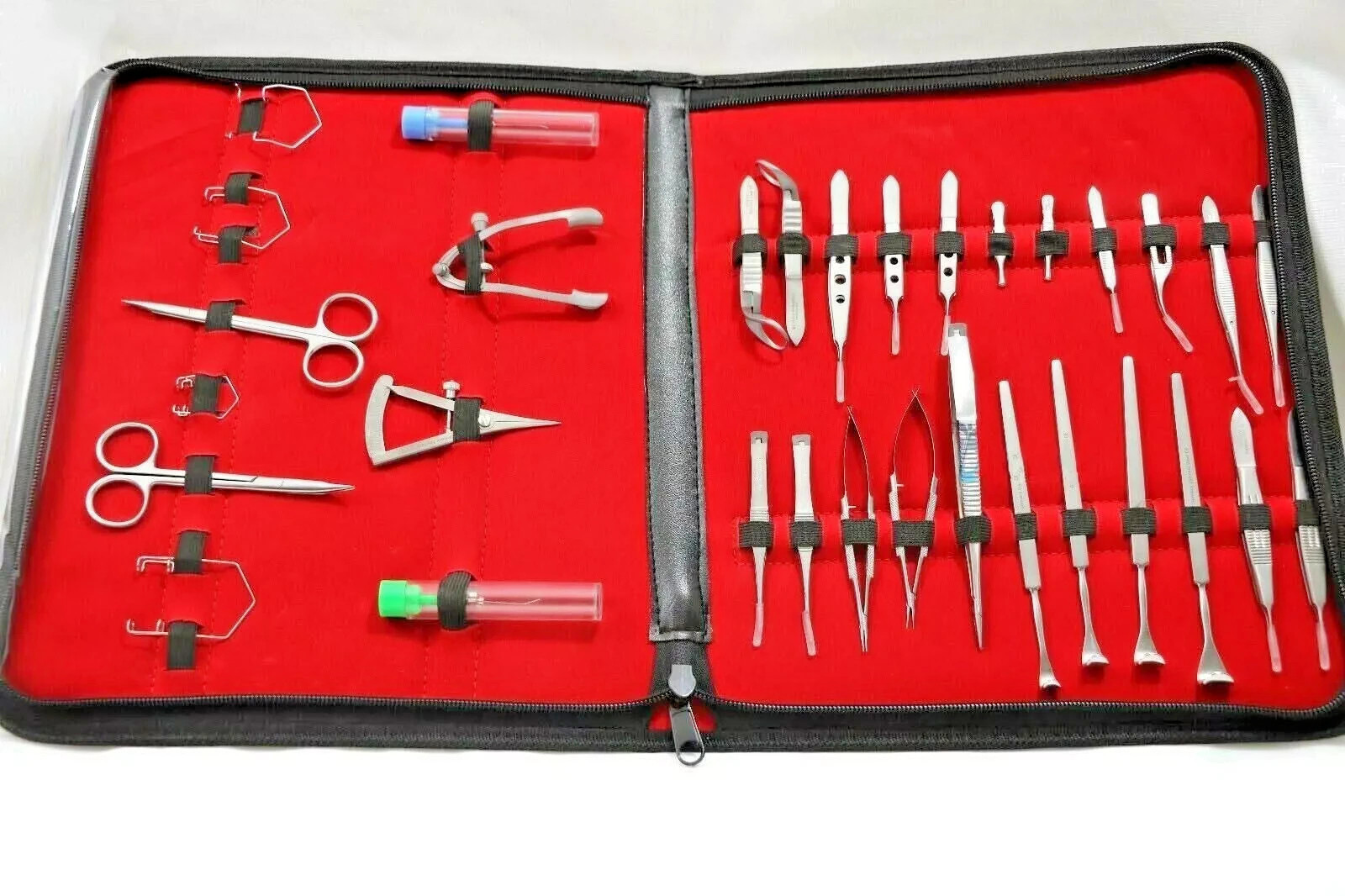 GERMAN 32 Pcs Ophthalmic Cataract Eye Micro Surgery Surgical Instruments SET Kit