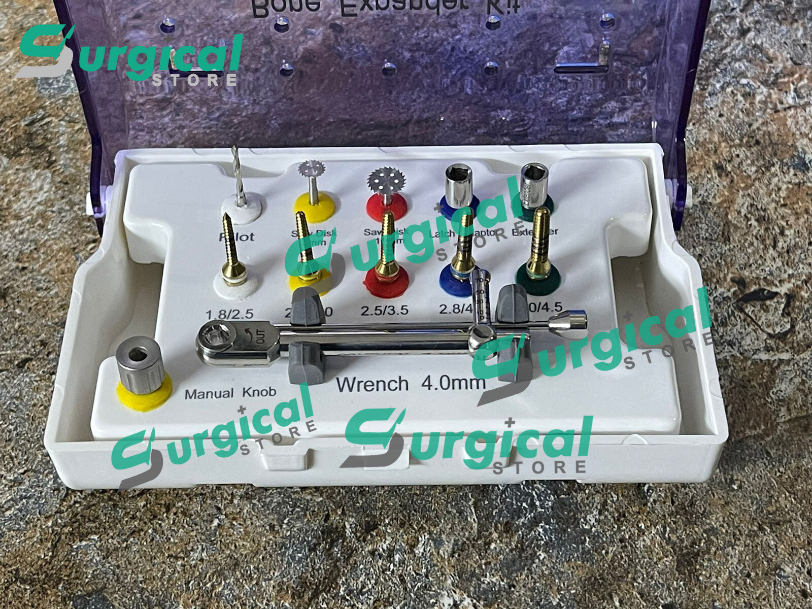 Bone Expander Kit Dental Implant Sinus Lift Instruments Screws Ratchet Surgical