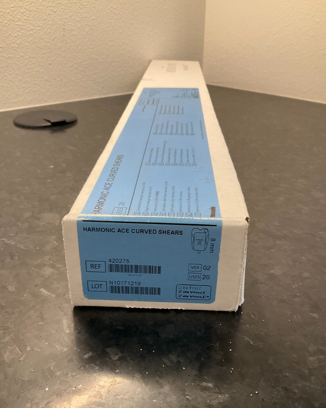 NEW SEALED Intuitive Surgical 420275 Da Vinci Harmonic Ace Curved Shears