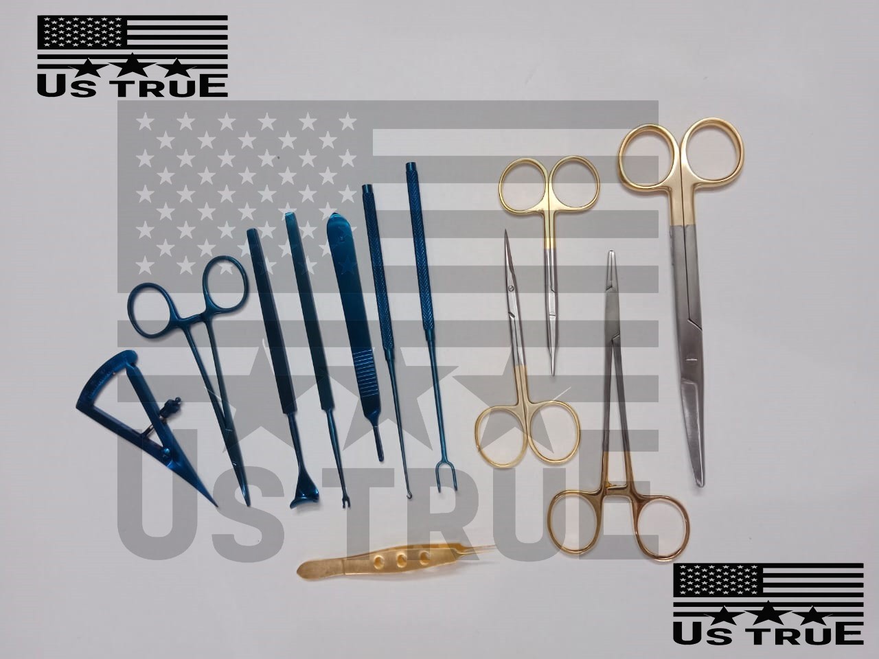 Blepharoplasty Kit,Plastic Surgery High Quality Instruments Kit Set of 11 PCs CE
