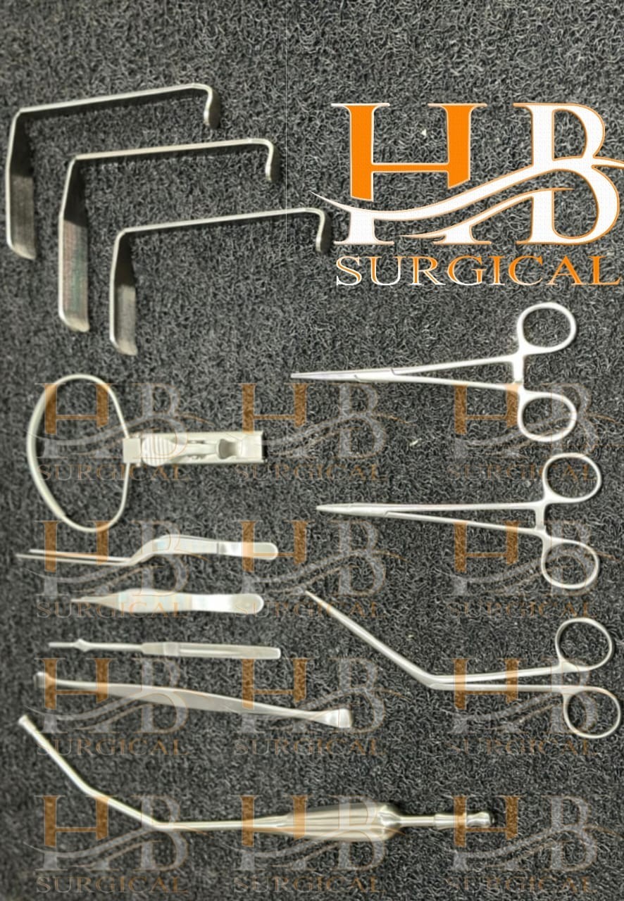 Tonsillectomy Surgical Mix Instruments ENT Set
