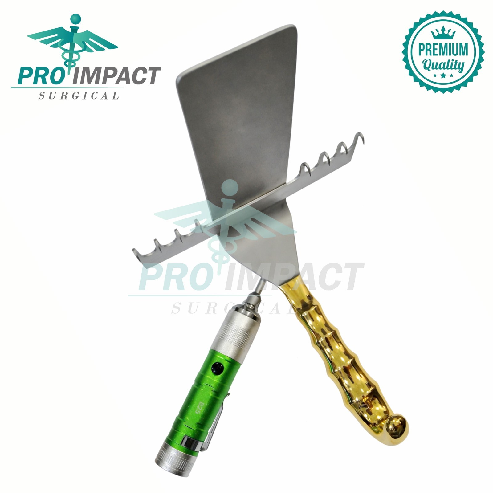 Saldanha Retractors with Fiber Optic Reusable Surgical Instruments