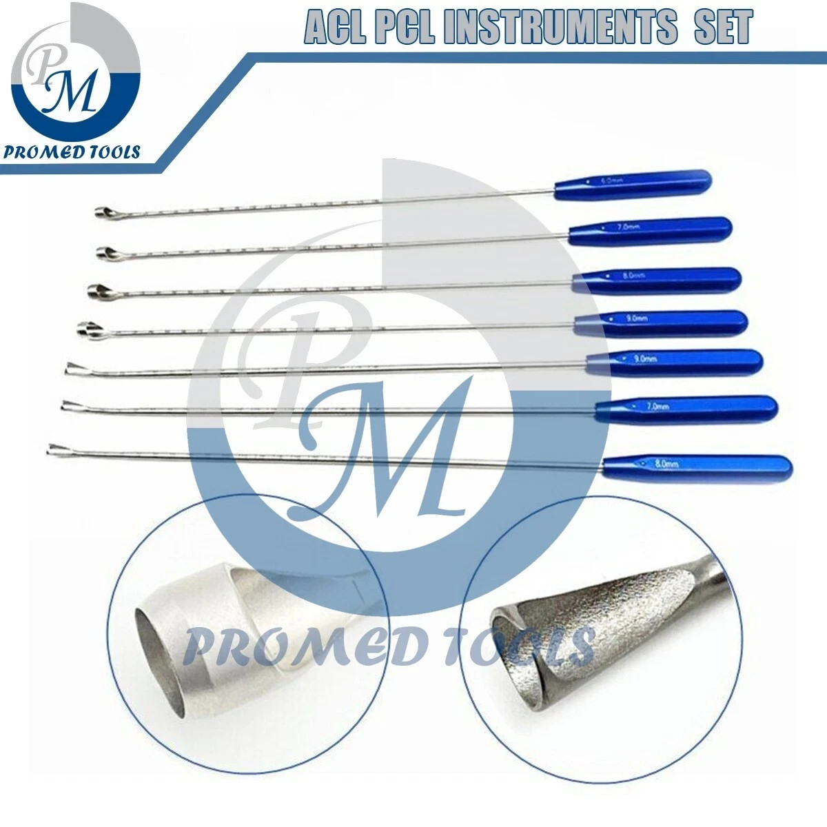 ACL PCL Tendon Orthopedic Extractor Surgical Instrument Arthroscopy 7pcs set