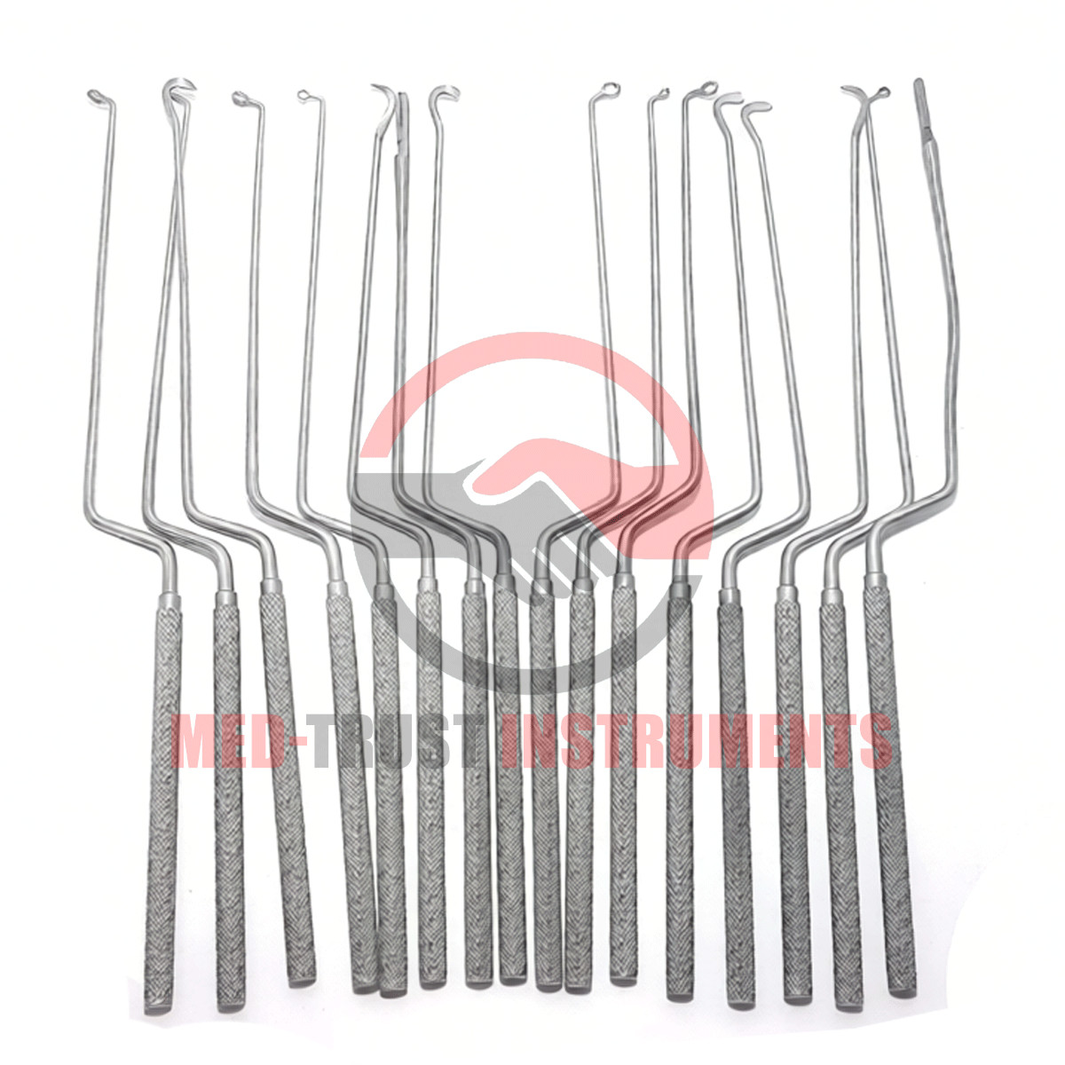 Hardy Pituitary Neuro Curettes Set Of 16 Surgical Instruments Transsphenoidal