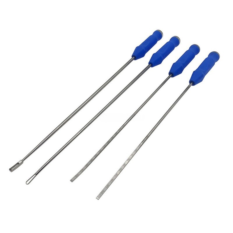 Spine Lumbar Vertebra Intervertebral Disc Reamer Scraper Curette Side Curved New