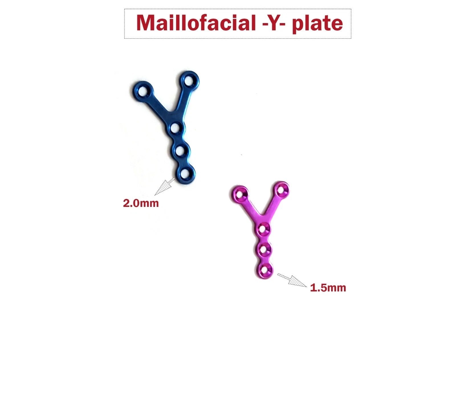 veterinary Maxillofacial Y Plate lot of 5pcs instruments