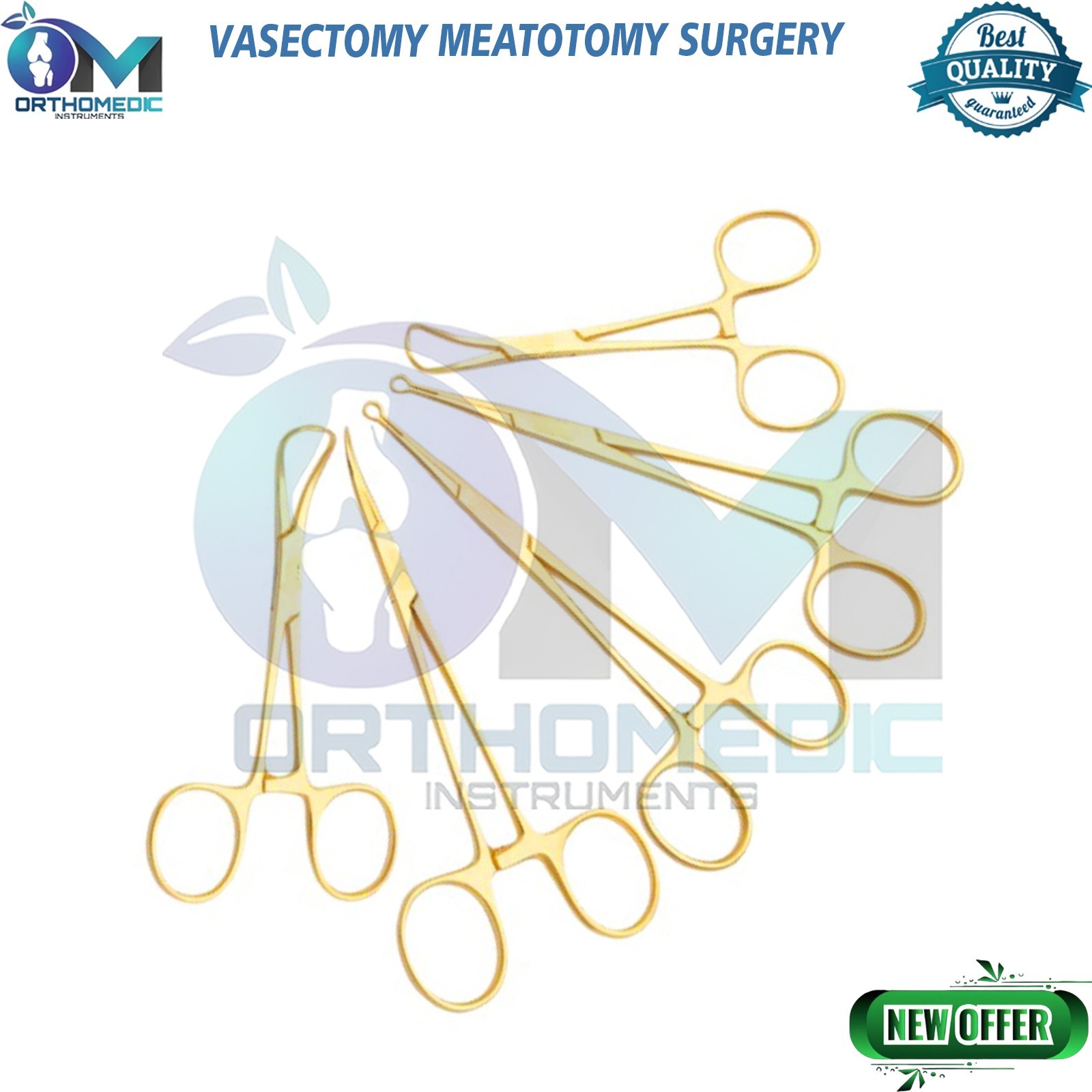 General Surgery Set Vasectomy Meatotomy Instruments Set,