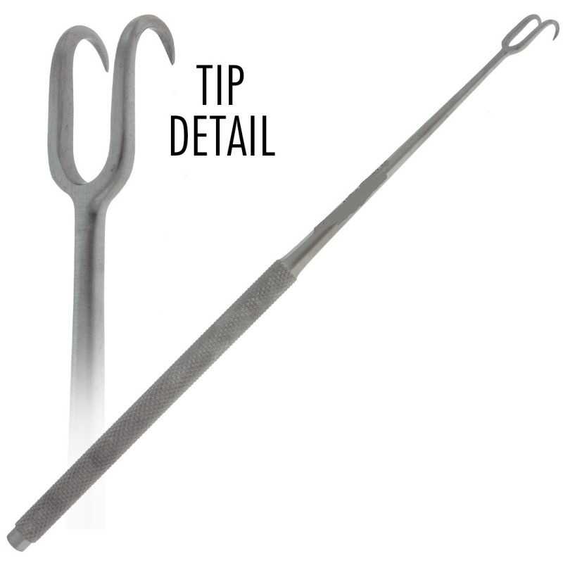 Double 2 Prong Joseph Skin Hook 6.25″ 5MM Apart Dermal Surgical Instruments