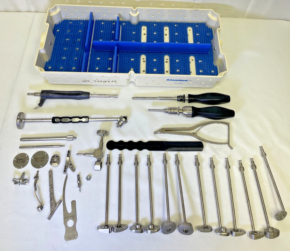 30 Piece Exactech GPS Shoulder Instrument Set Glenoid Navigated Orthopedics