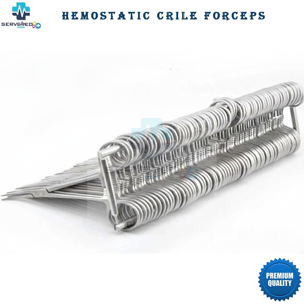 AESCULAP LOT OF 40 BH135R,BH145R Hemostatic Crile Curved Forceps Serrated 5.5
