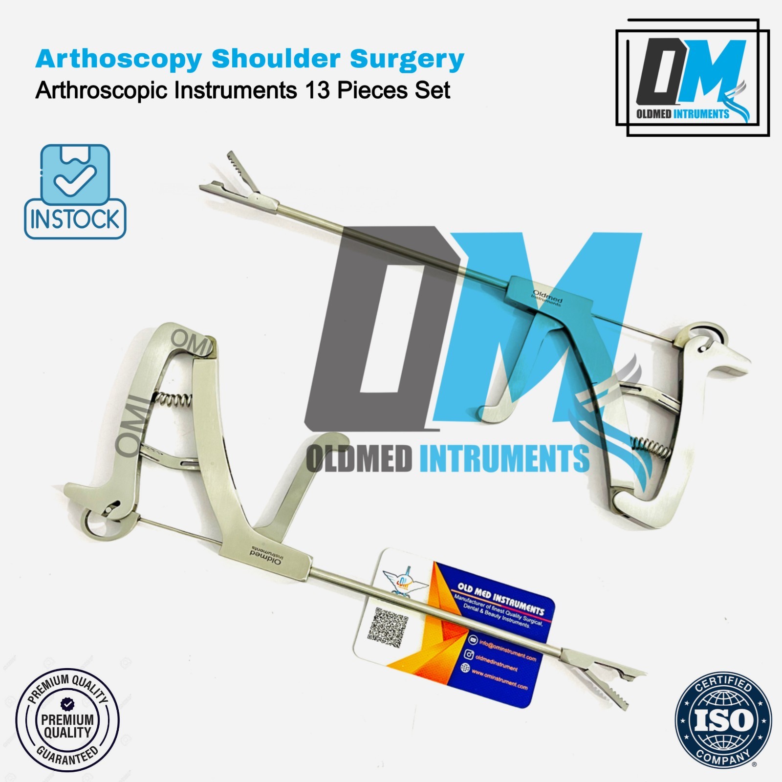 Arthroscopy Shoulder Surgery Instruments Set of 13 PCS German Top Quality OM