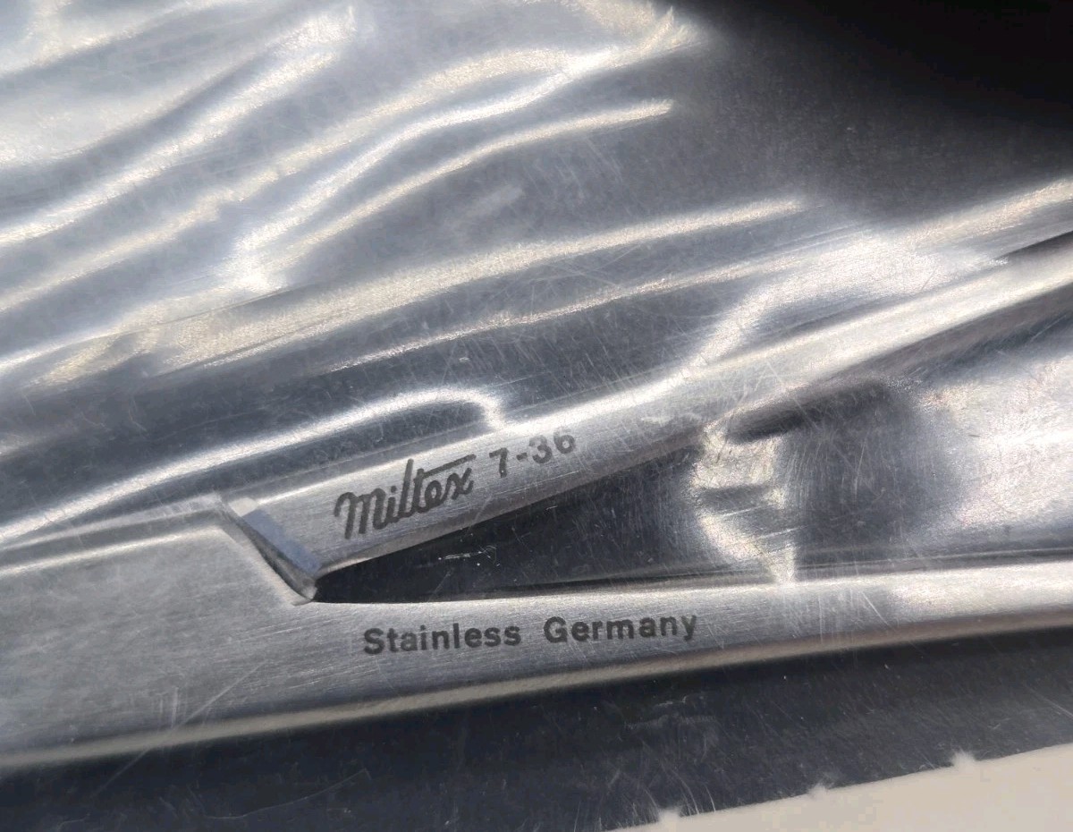 Miltex 7-36 Hemostatic Forceps Straight Serrated Tip 5.5″ ~ NEW, Sealed