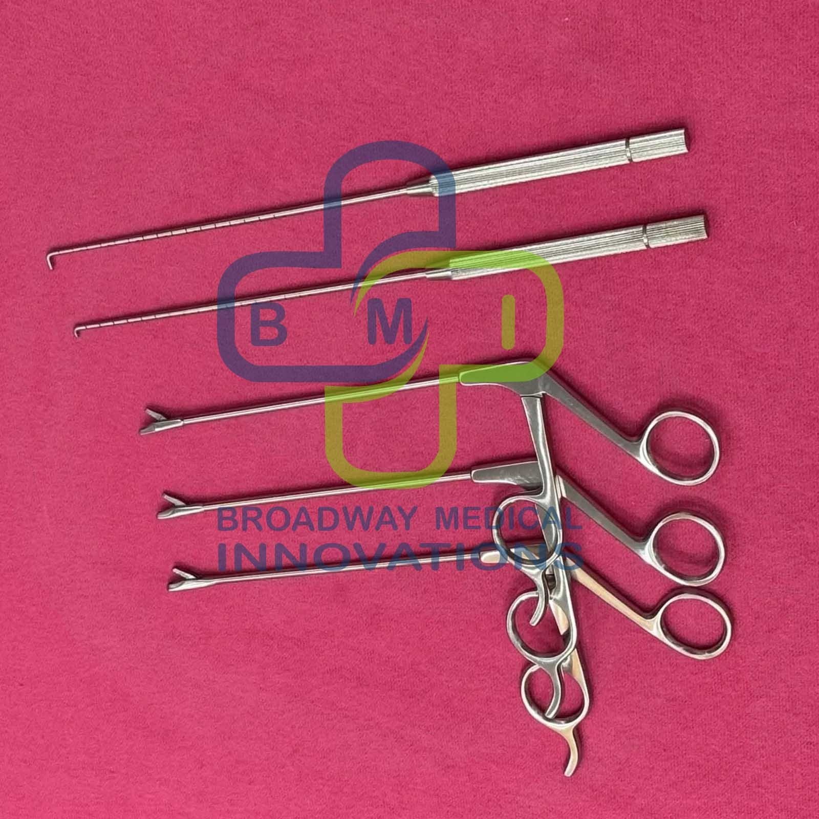 Arthroscopy Punch Forceps and Probe Set of 5 PCs Orthopedics Instruments