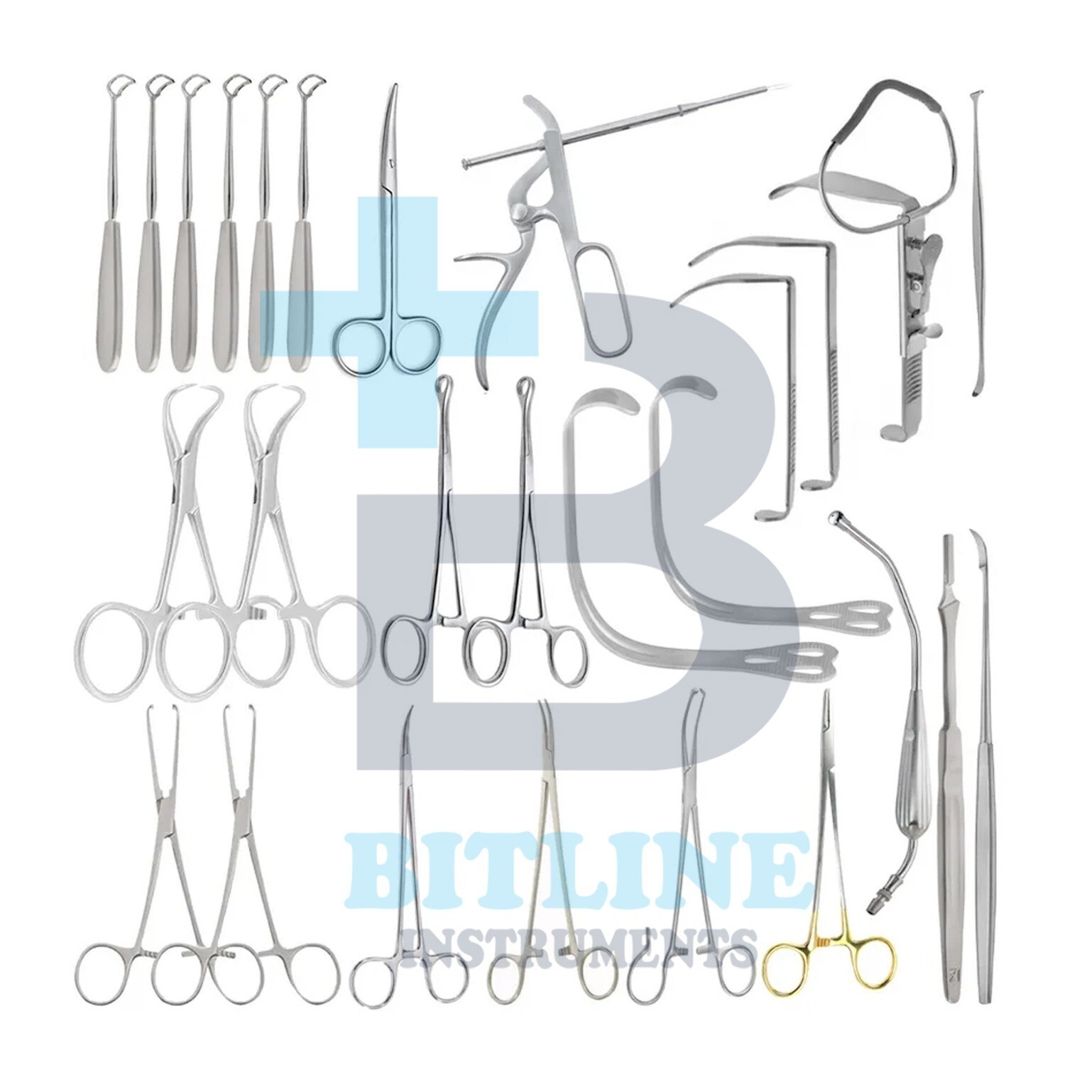 Tonsil Adenoid Set of 25Pcs Remove Tonsils and Adenoids Tonsillectomy Set