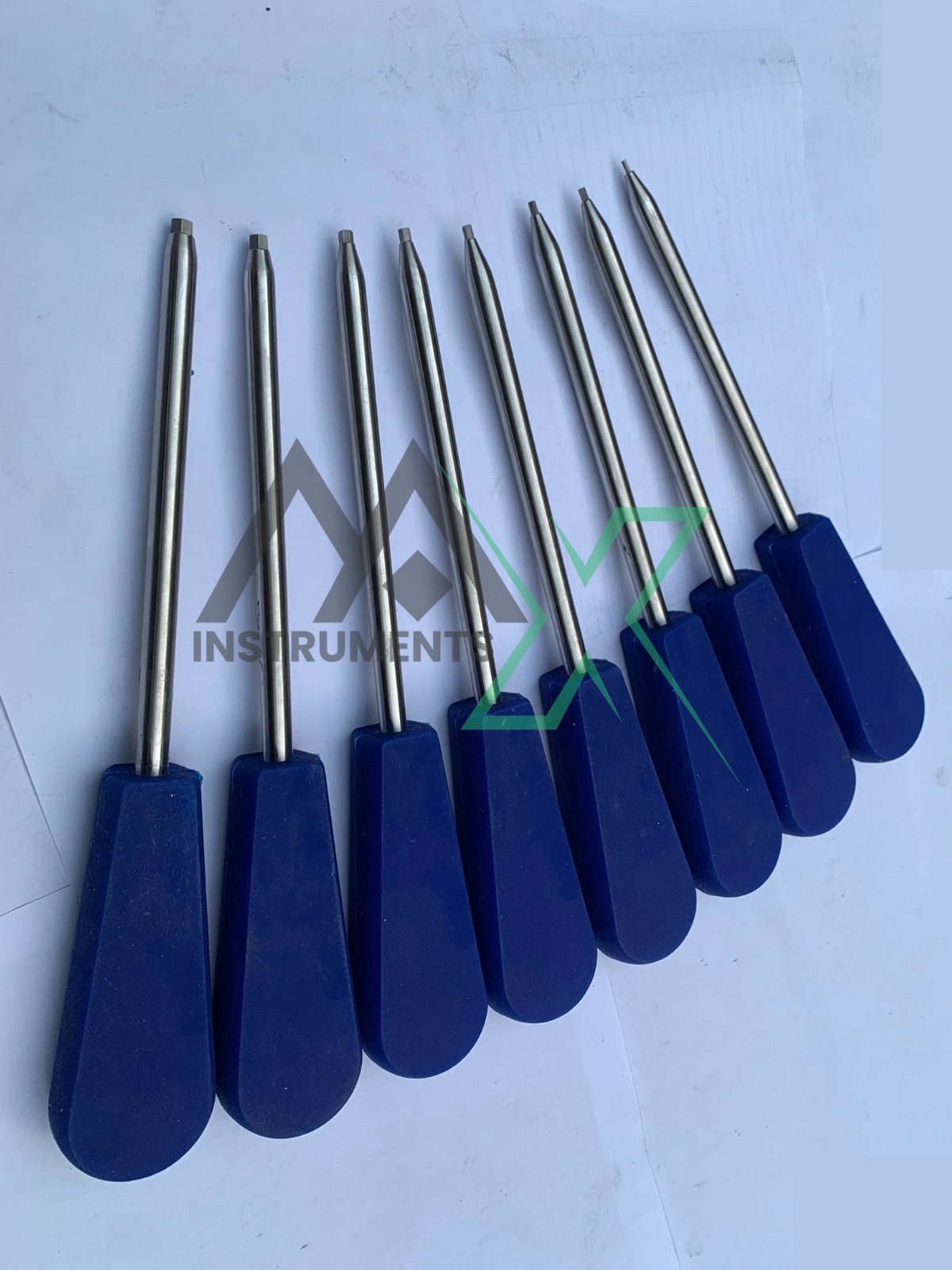 8PCS Set Bone Screwdriver Hex Head Orthopedics Premium Veterinary Instruments,