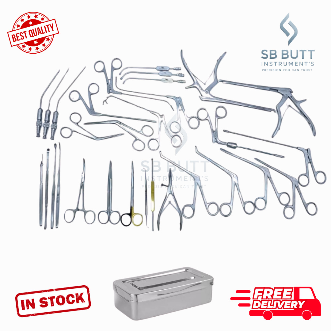 Fess Instruments Set Endoscopic Sinus Surgery Ent Instrument Set A+ German Steel