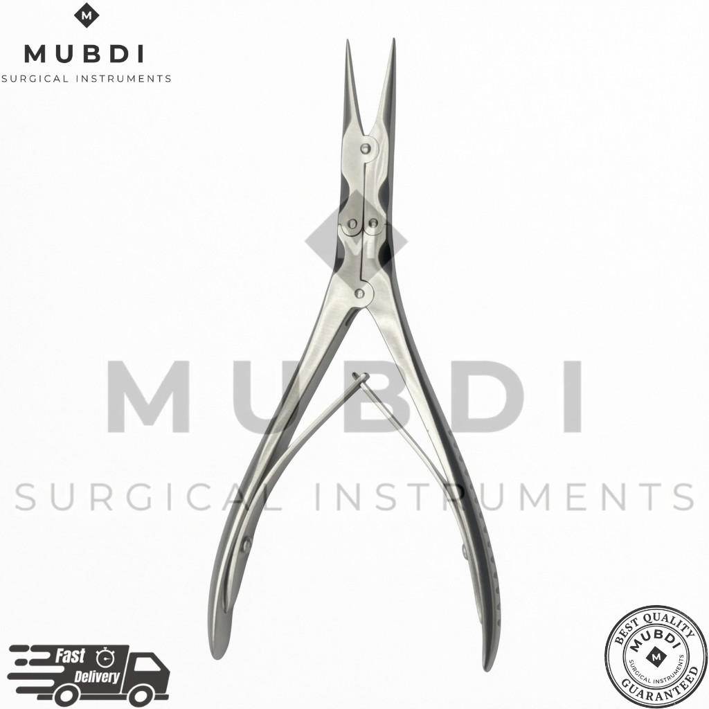 Leksell Stille Bone Rongeur Curved 6 mm x 20 cm Surgical Instruments
