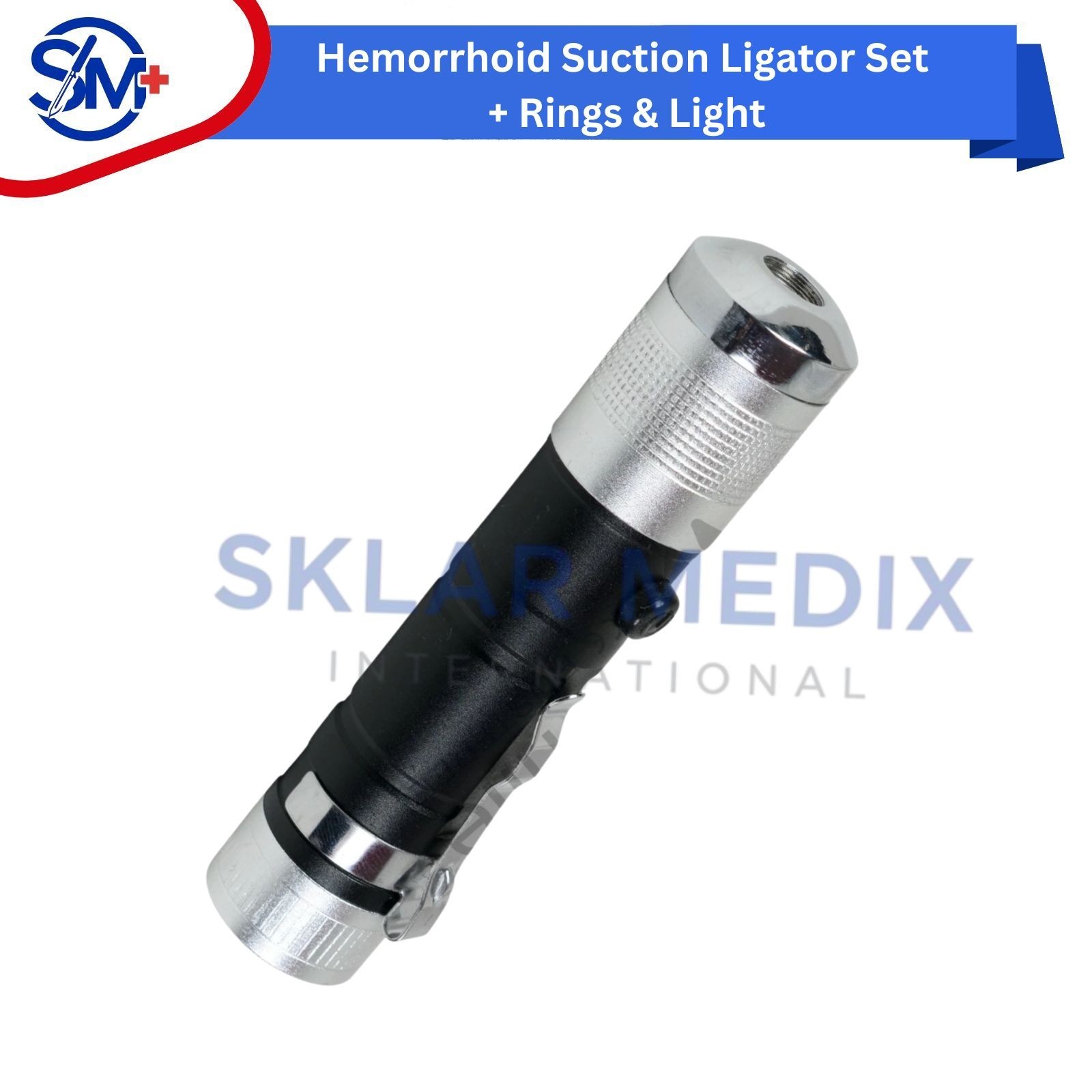 Hemorrhoid Suction Ligator with Proctoscope Anoscope Surgical Instruments German