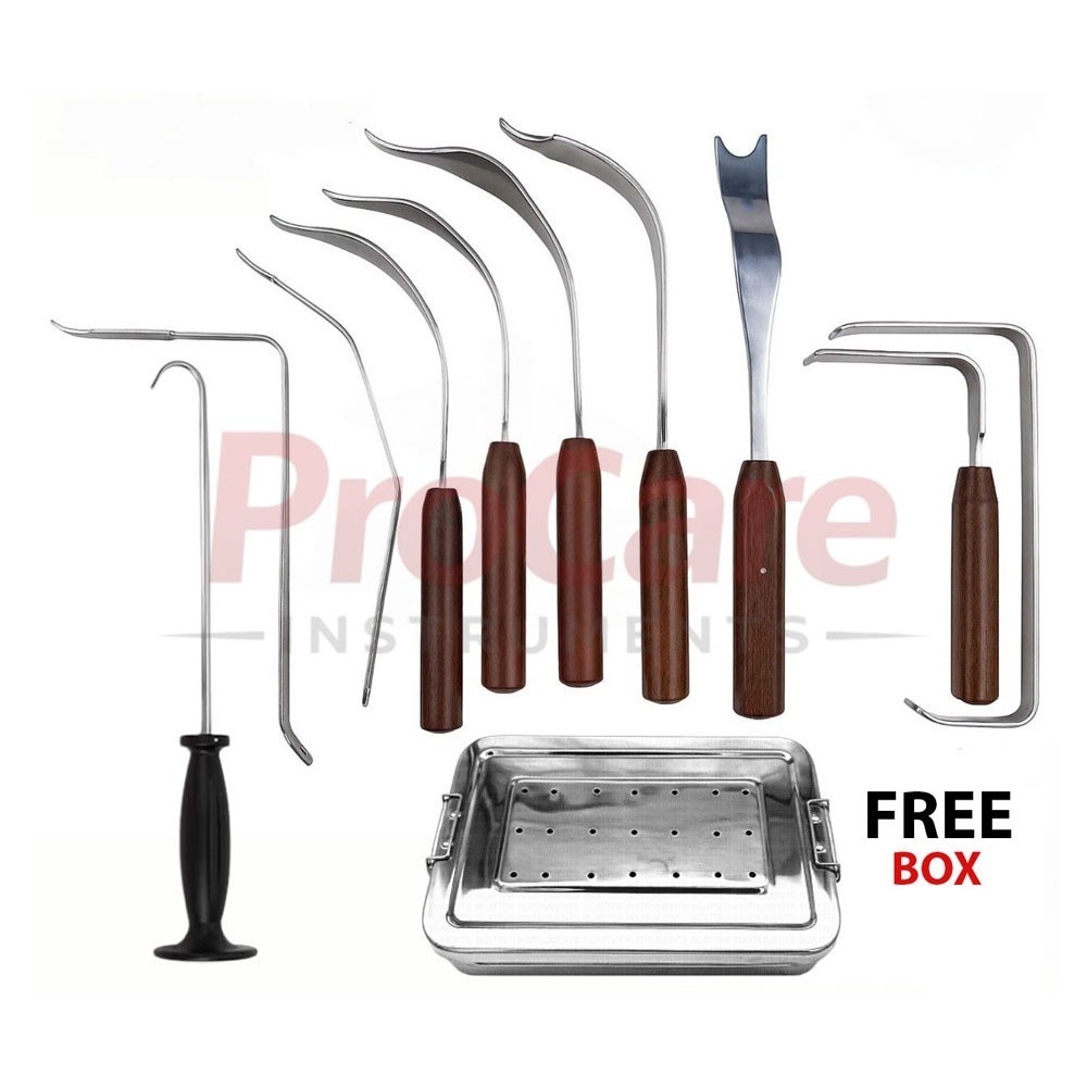 Hip Retractors Arthroplasty Orthopedic Surgery Instruments Set High Quality