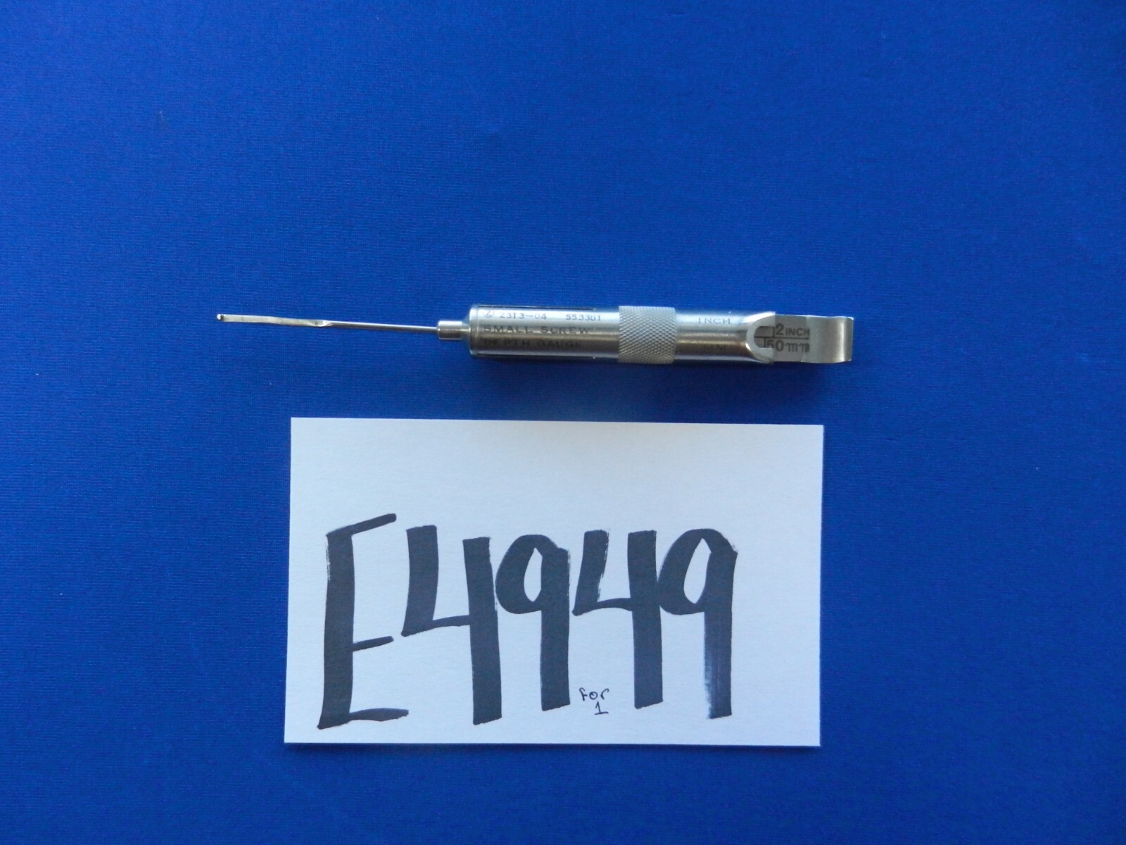E4949 Zimmer 2313-04 Small Depth Gauge