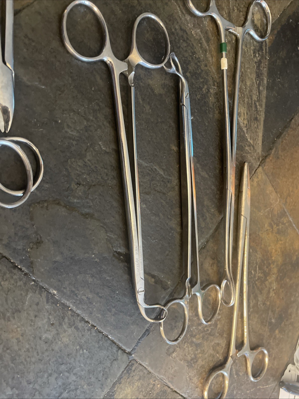 LOT OF 9 STAINLESS STEEL SURGICAL MEDICAL DENTAL INSTRUMENTS