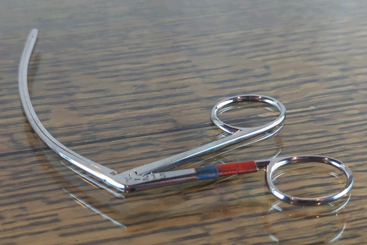 Padgett P-215 Curved Tendon Pulling Forceps 140mm