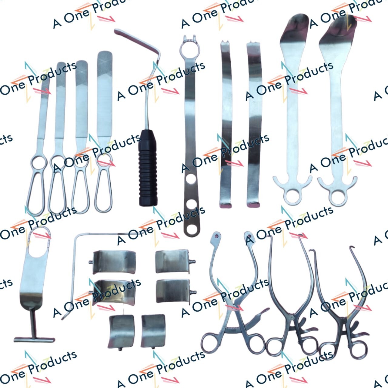 Shoulder Surgery Retractor Set Of 15 Arthoplasty Orthopedic Surgical Instruments