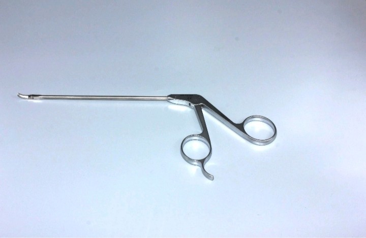 Arthrex AR-12160 Scissors, Curved Left, Straight Shaft, 3.4mm READ
