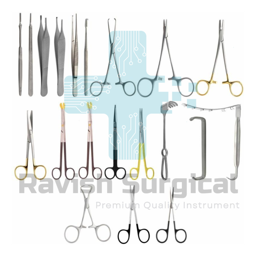 Abdominoplasty Surgical Set Premium Stainless Steel Instruments for Cosmetic