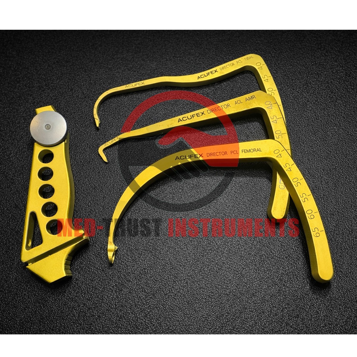 New Director ACL/ PCL Drill Guide and Aimers Acufex orthopedic instruments